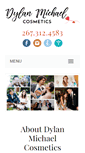 Mobile Screenshot of dylanmichaelcosmetics.com